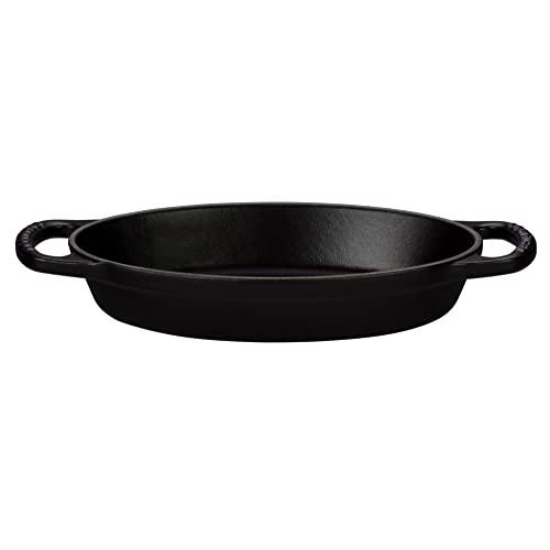 LE CREUSET 5/8 Qt Signature Black Oval Baker, 1 EA
