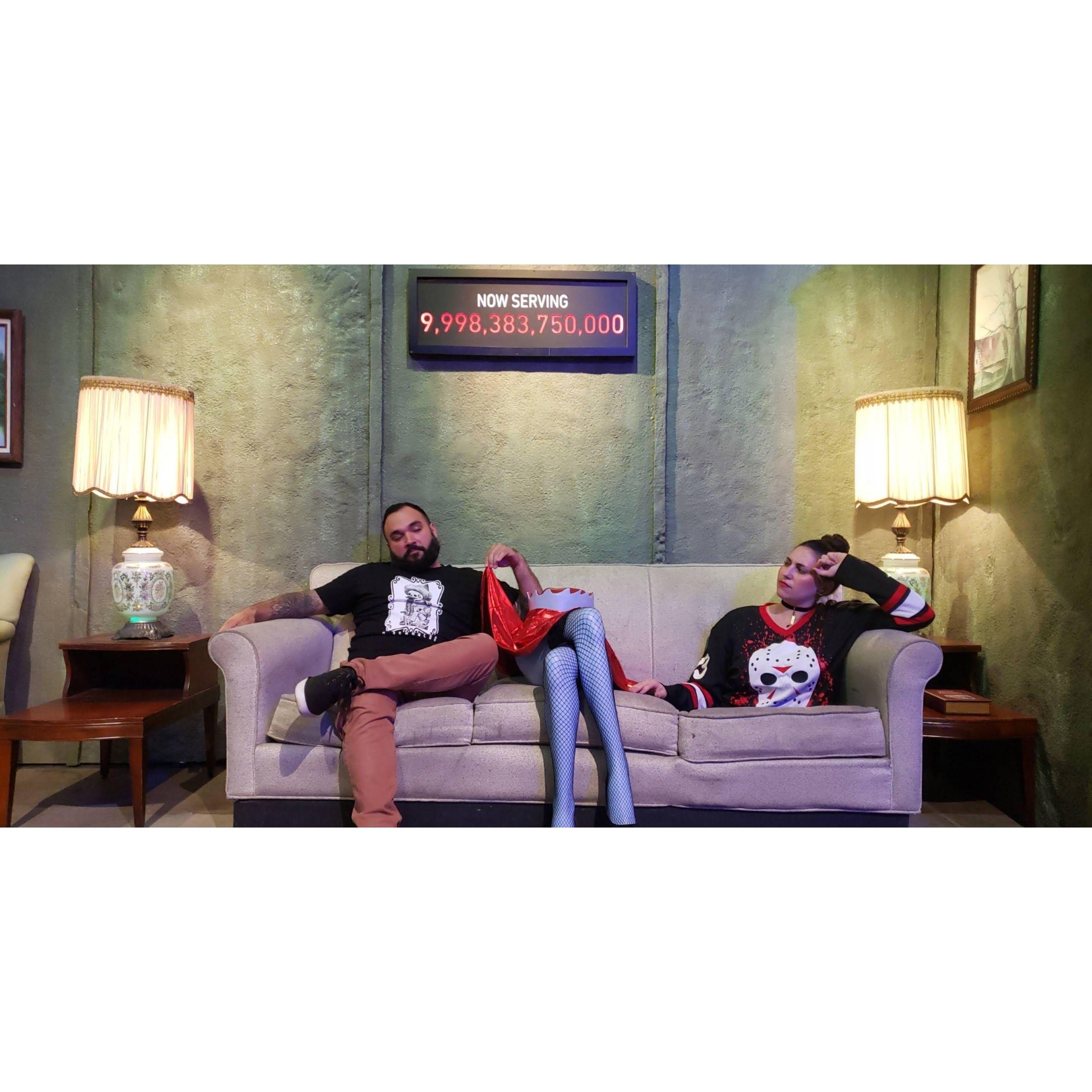 "I Like Scary Movies" museum 2019. One of the coolest dates we ever went on!