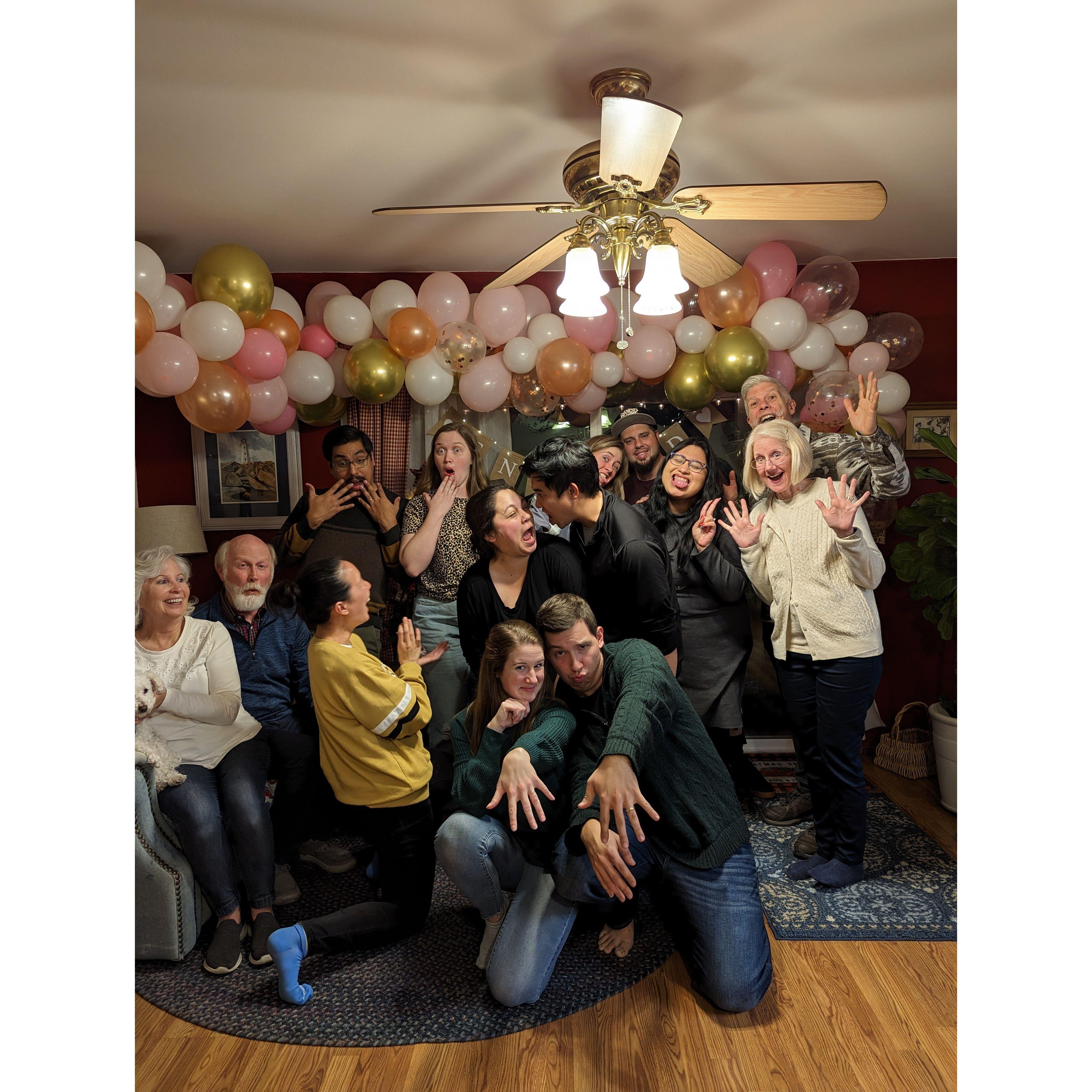 A fun engagement party!!