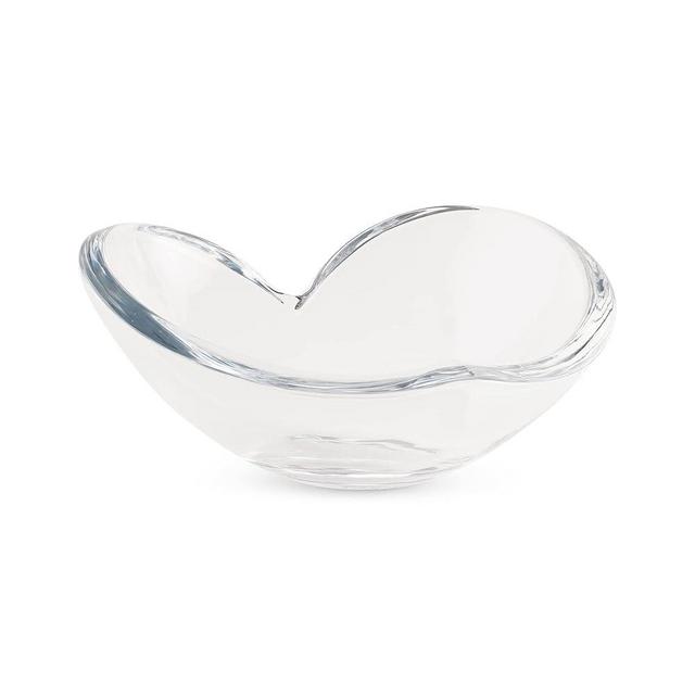 nambe Glass Heart Bowl | Serveware Collection - Love Bowl Large | Measures at 8.5" x 5" | Made with Glass | Anniversary and Mothers' Day Gift | Designed by Sean O'Hara