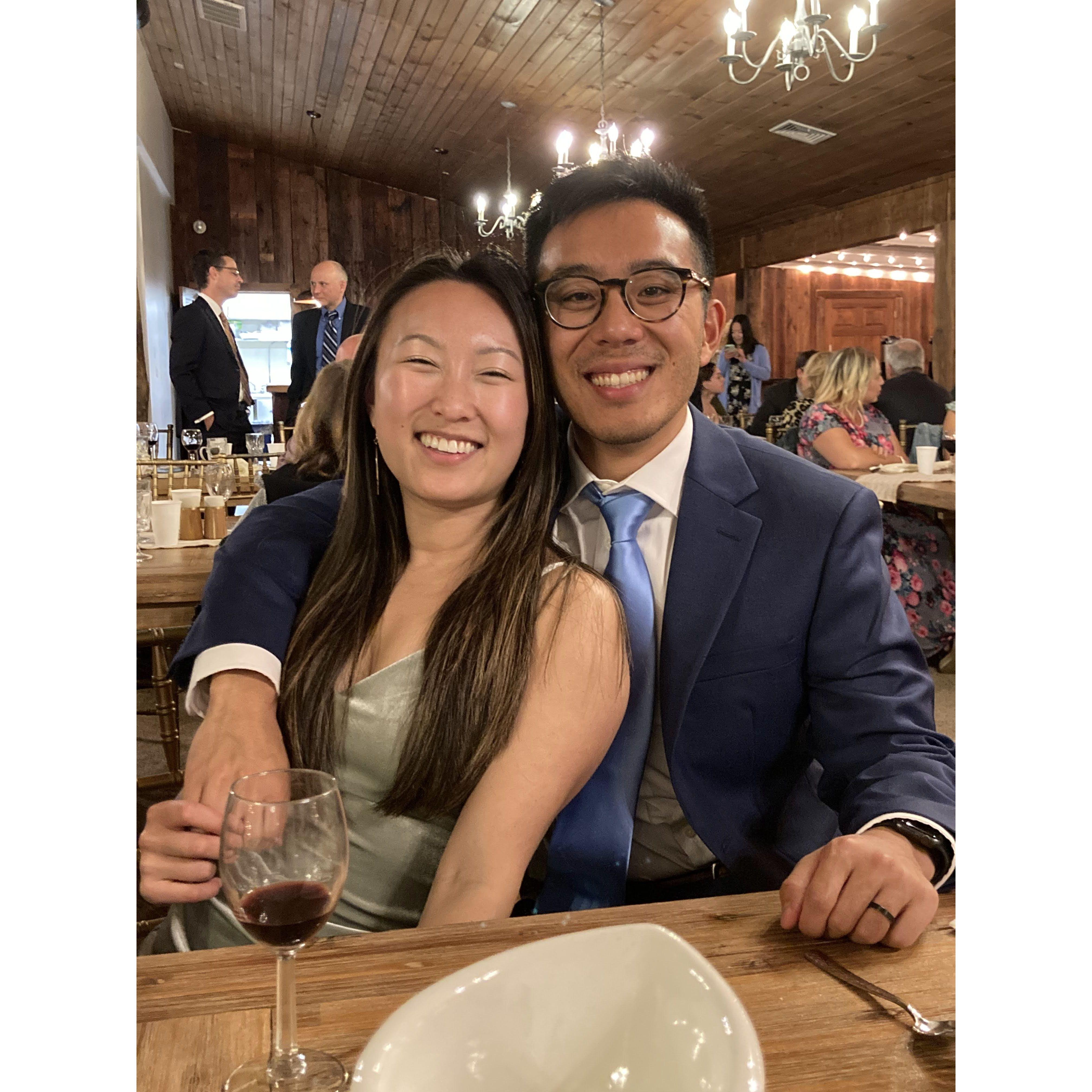 At Luke and Grace's wedding!