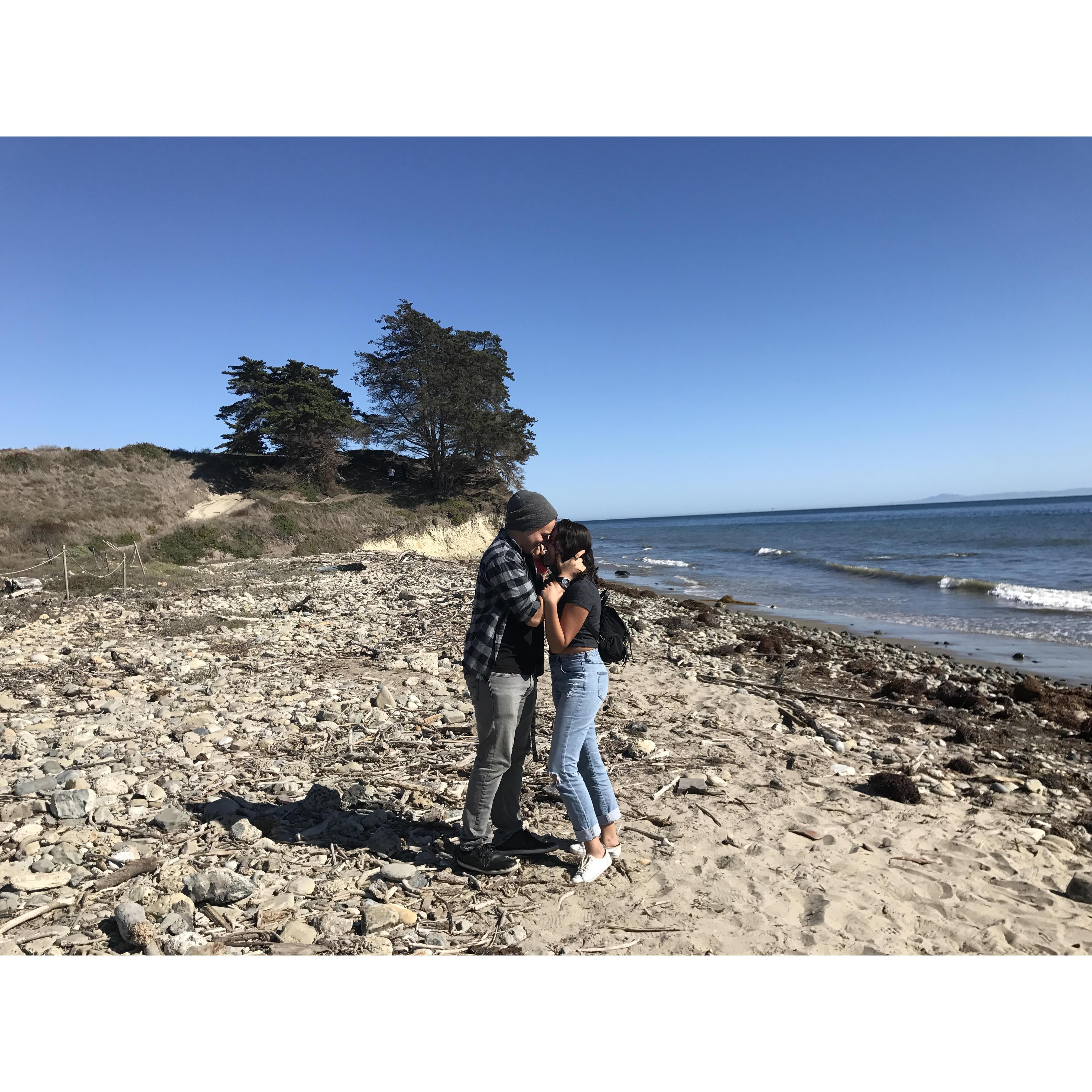 Leaving Vic in Santa Barbara