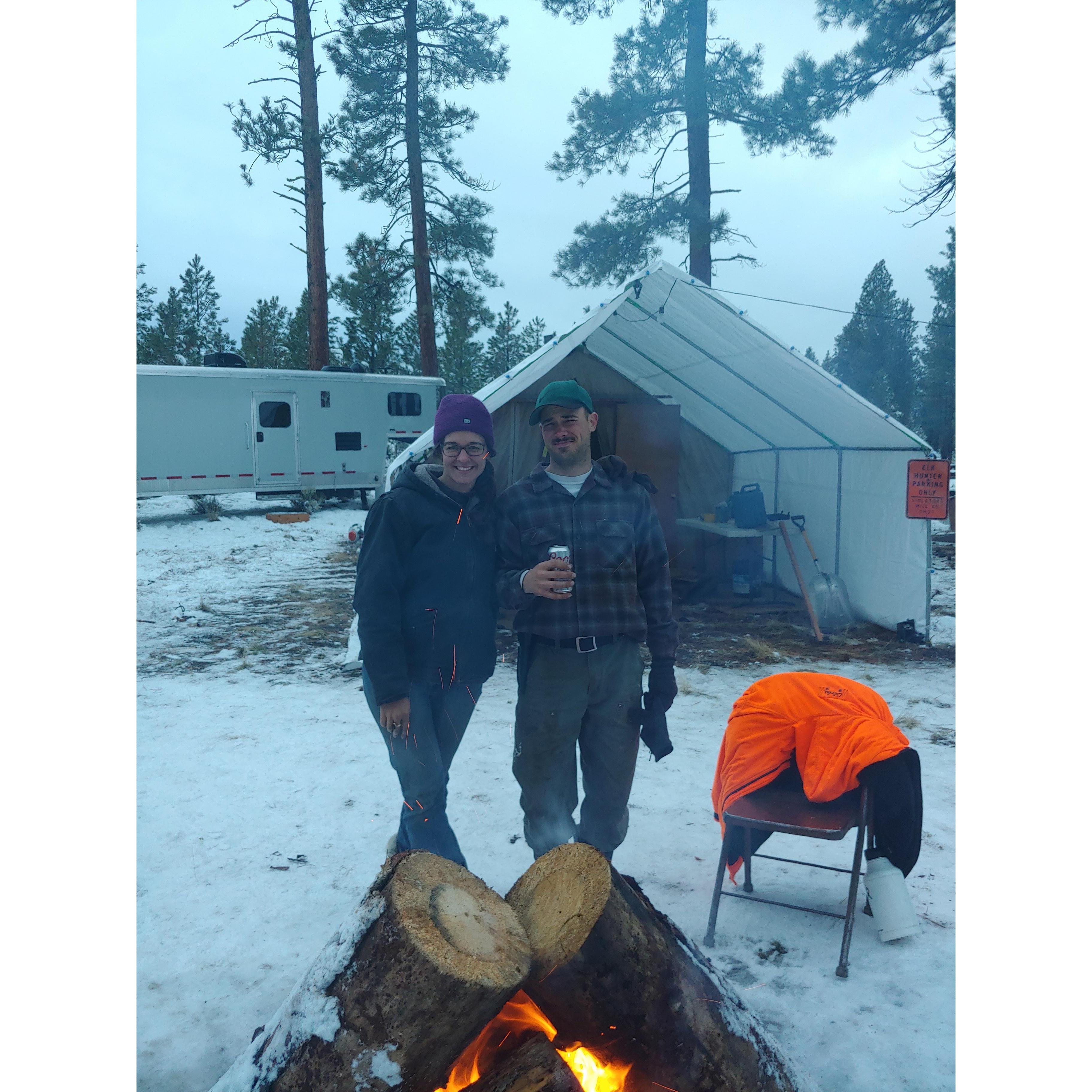 Duncan's first year at Fagen Elk Camp.