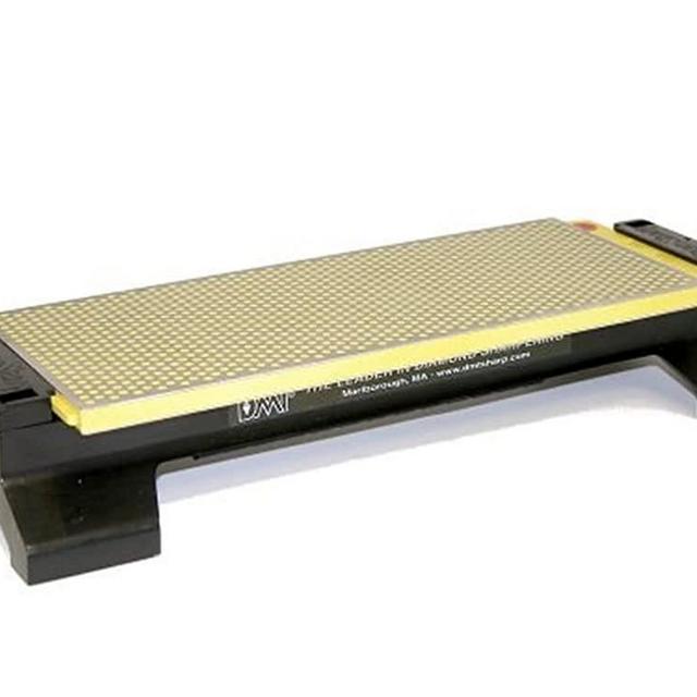 Diamond Machining Technology (DMT) W250CX-WB DuoSharp Double-Sided Diamond Sharpening Stone Bench With Base, Fine/Extra Fine, 10 Inch