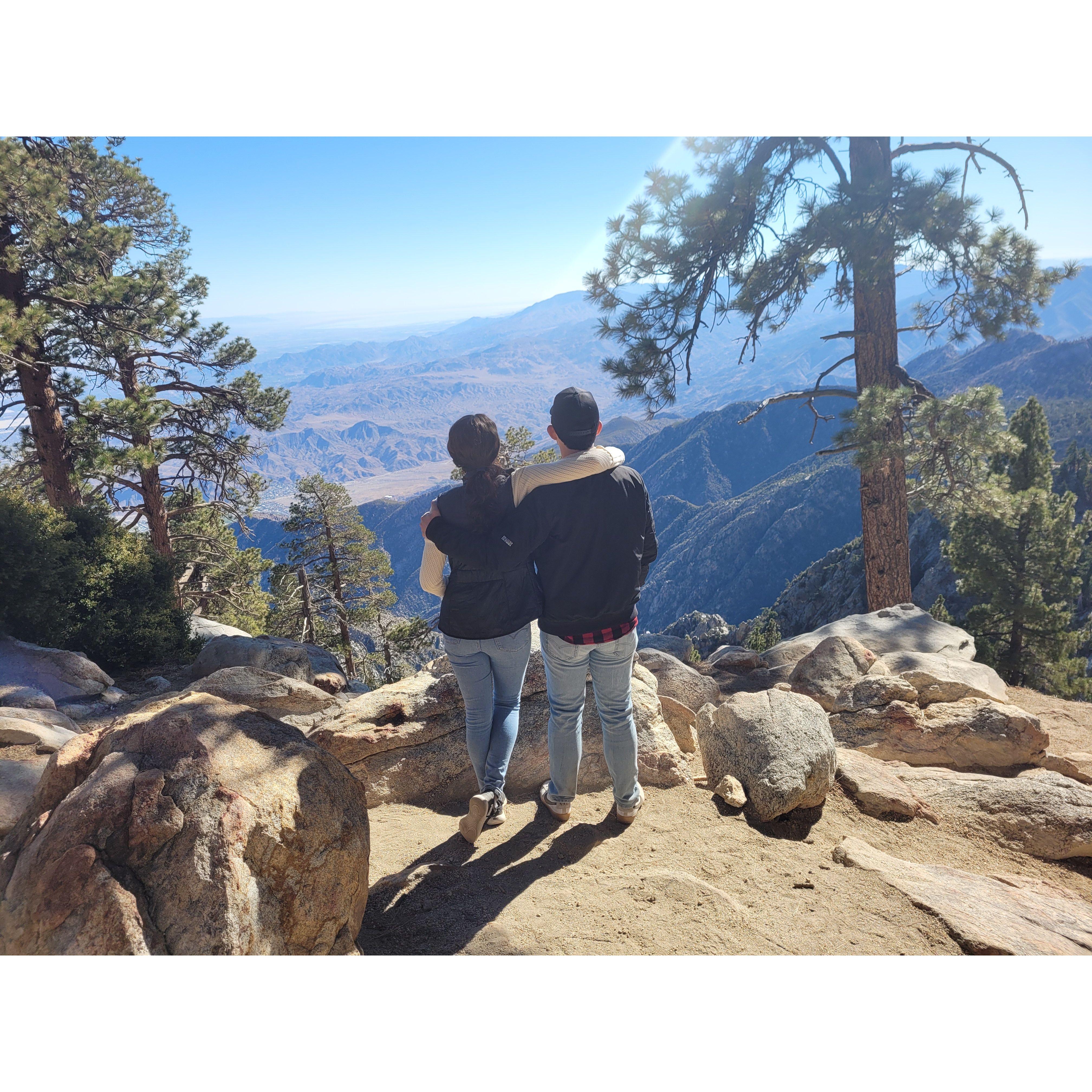 November 2021: Visited the Palm Springs Tram with Jessica's family.