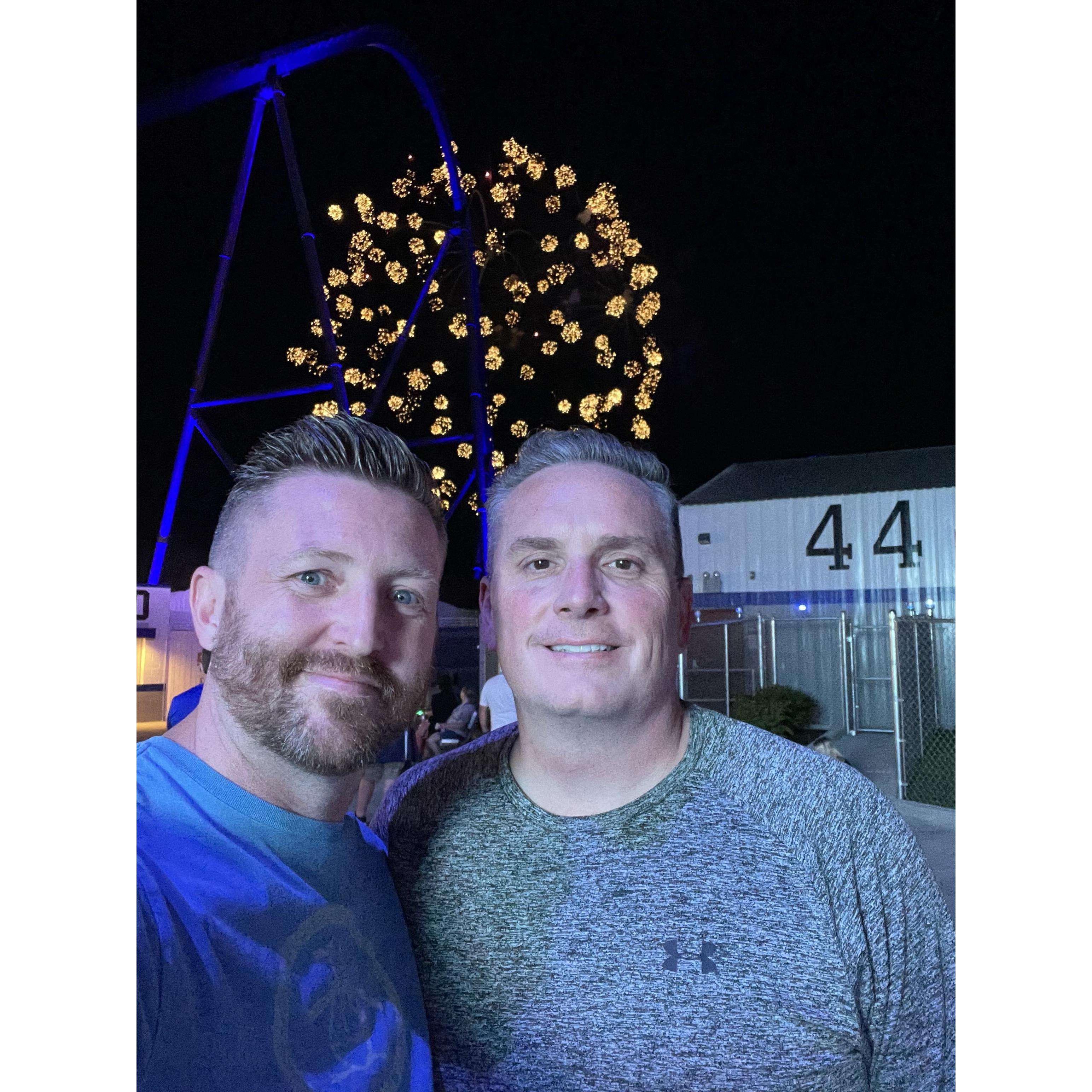 Fireworks at Kings Island