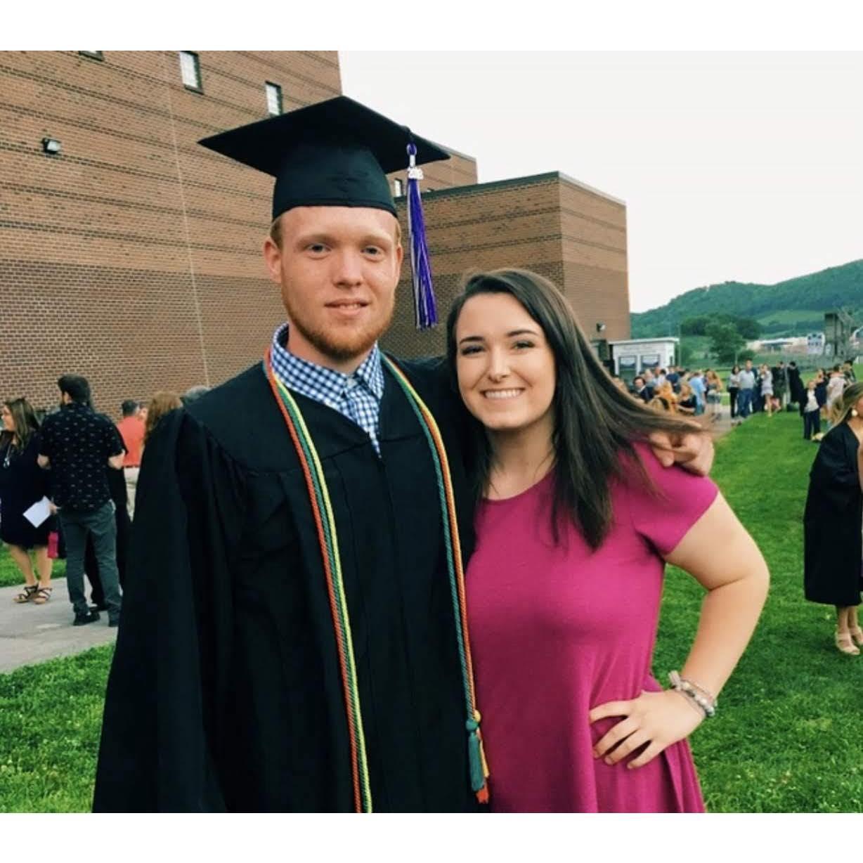 Jordan's high school graduation in 2018 and we still weren't dating yet.