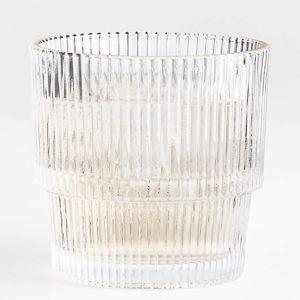 Atwell Stackable Ribbed Old-Fashioned Glass Set of 12