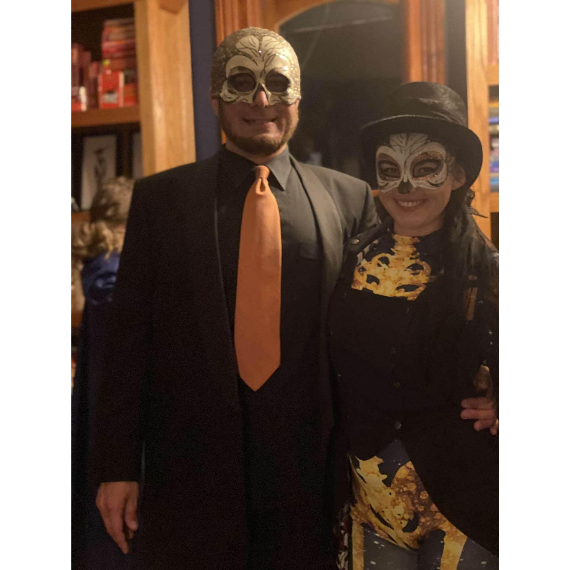 Our friends' first Halloween wedding