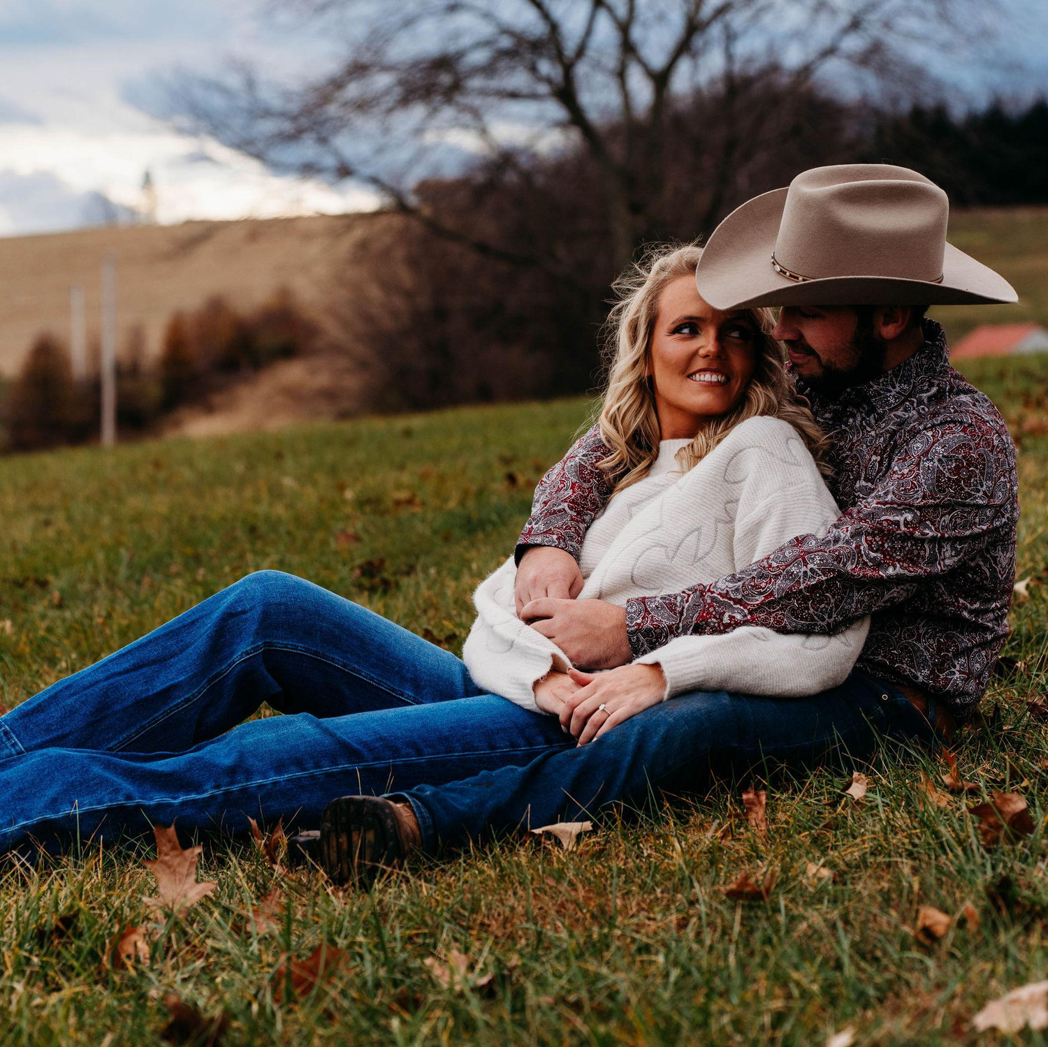 One of Ricky and Caity's favorite engagement photos