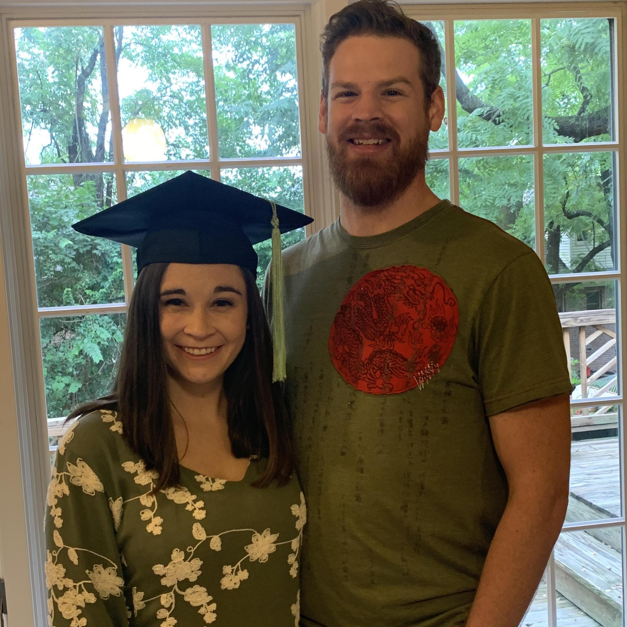 Celebrating graduating from UK's PT program
