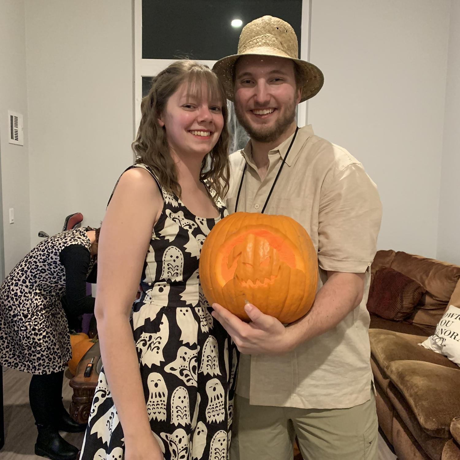 Hosting our first Halloween party together