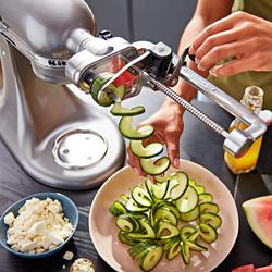 KitchenAid 7-Blade Spiralizer Plus Attachment with Peel, Core & Slice Capabilities