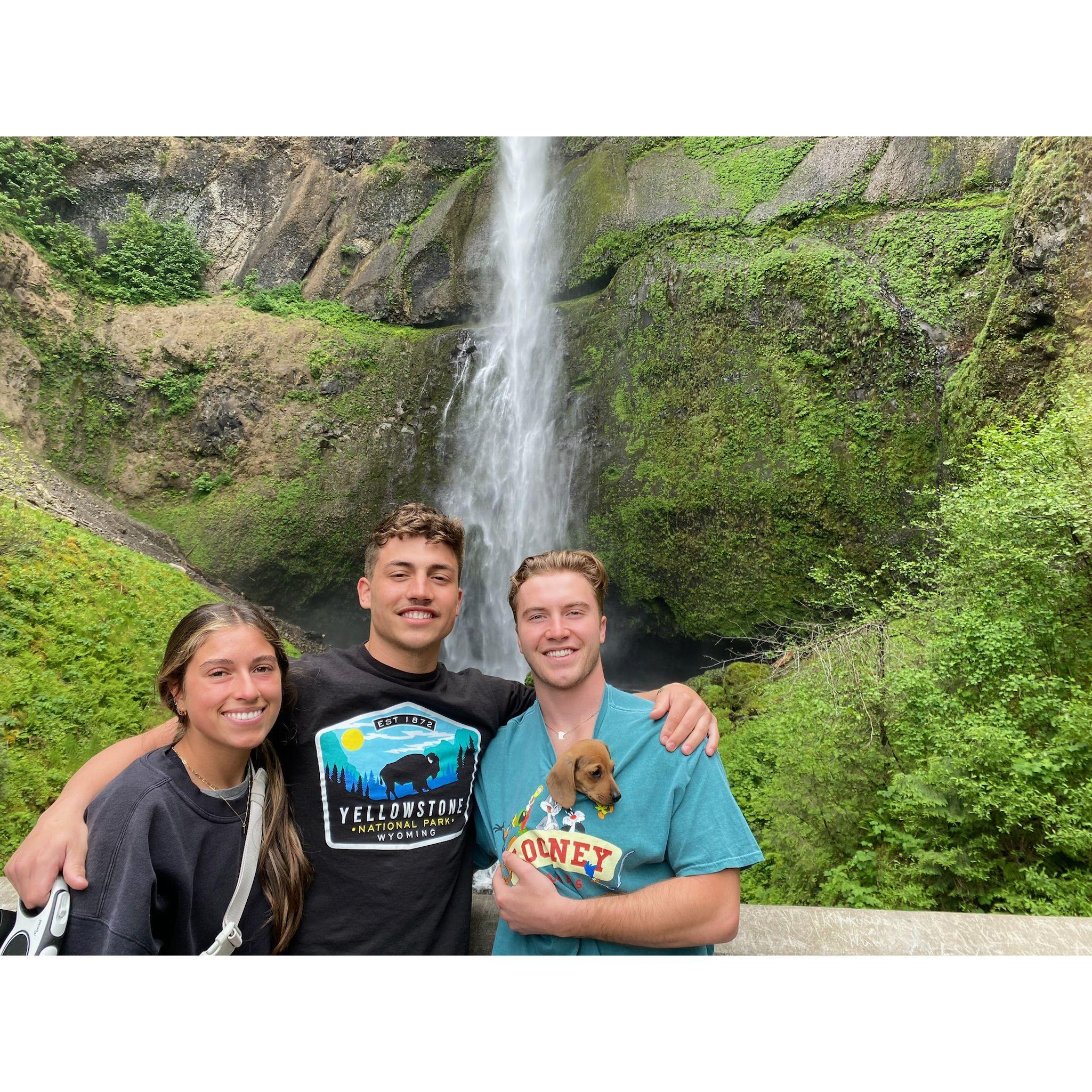 tanner's first trip to oregon!