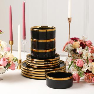 Christian Siriano Solene 24-Piece Dinnerware Set, Service for 8