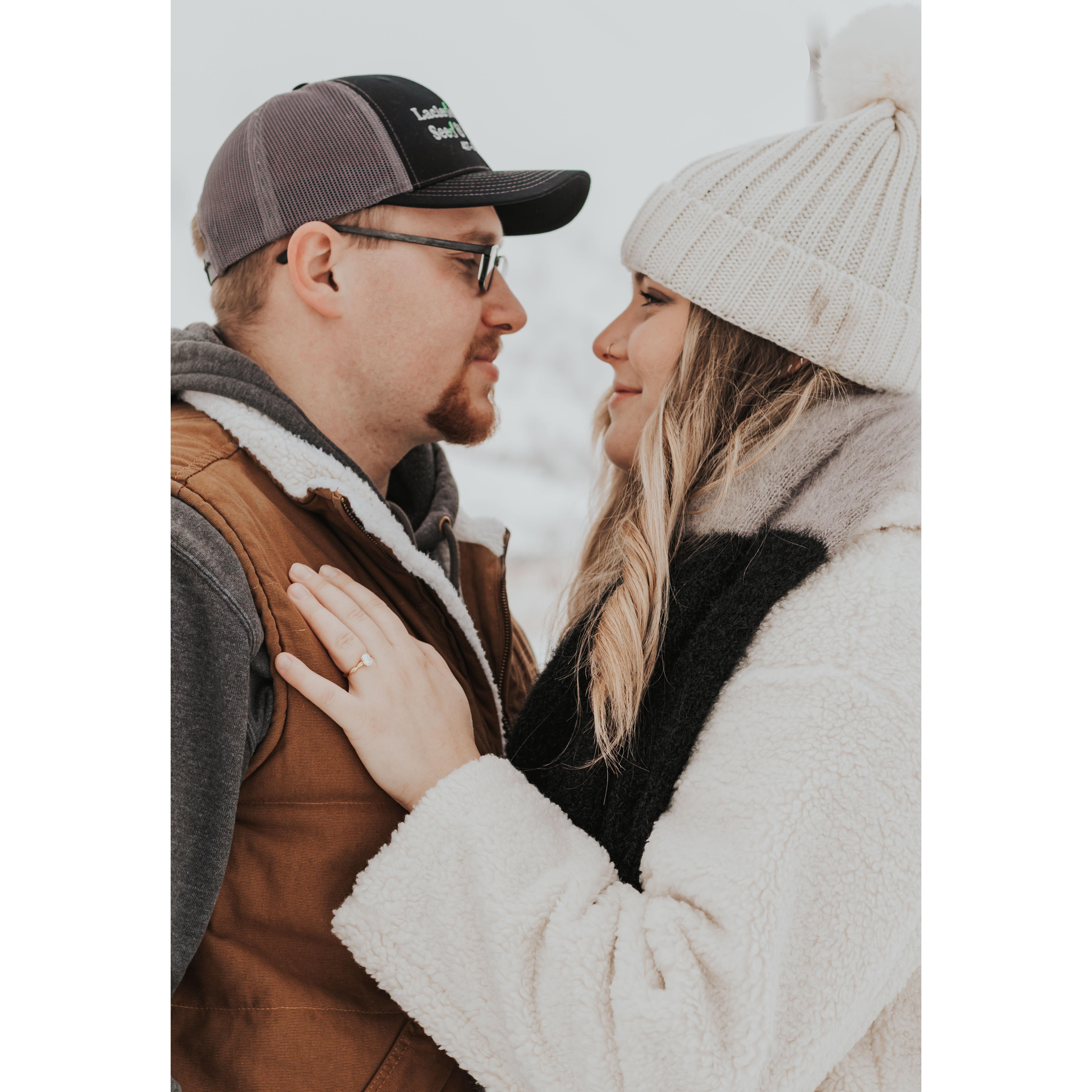 More engagement photos.