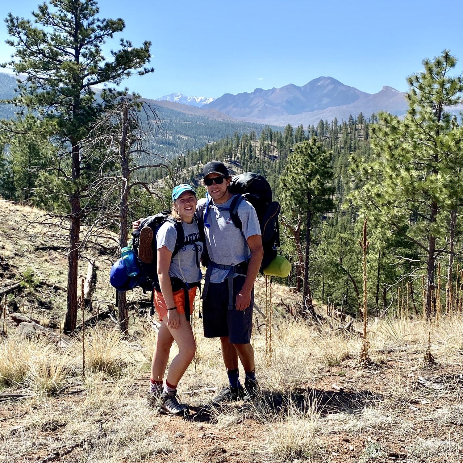 Our first backpacking trip together with our dear friends John and Melinda during covid
