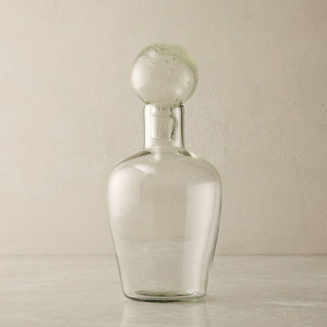 Ilari Decanters, Liquor Storage, Glass, Clear, Medium