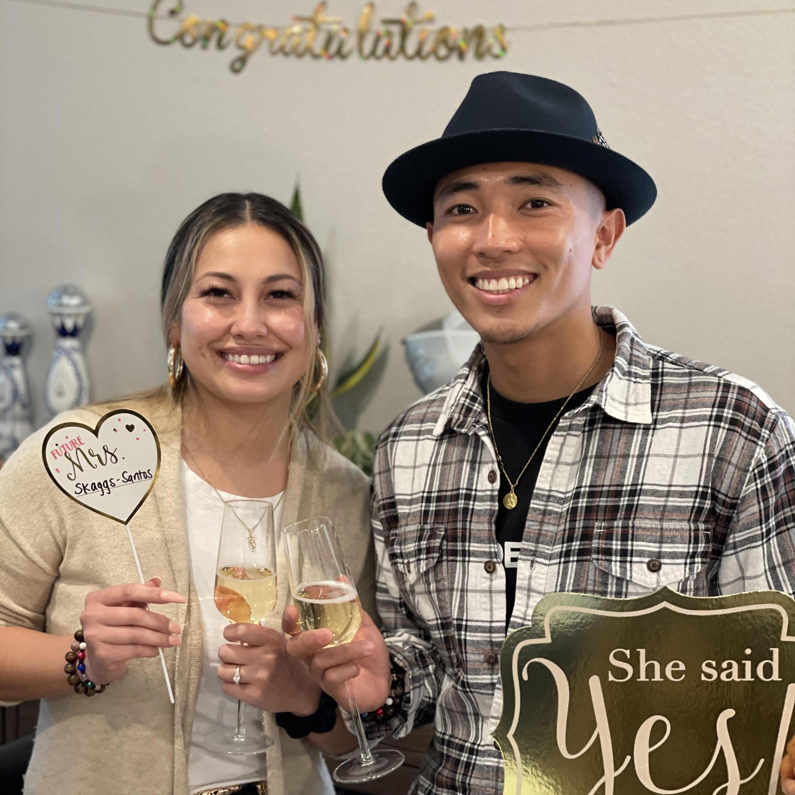 Our surprise engagement party
