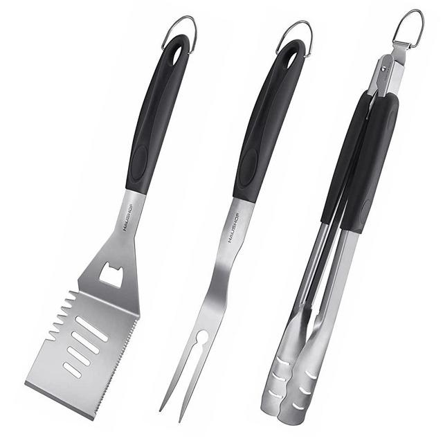 HAUSHOF Kitchen Knife Set, 5 Piece Knife Sets with Block, Premium