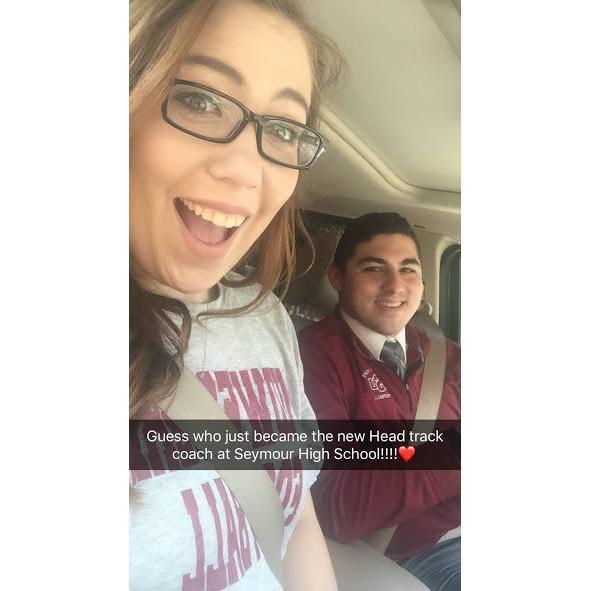 The moment we found out Kris got the job at Seymour, Summer of 2017