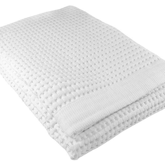 Gilden Tree 100% Natural Cotton Lattice Waffle Weave Hand Towel (White)