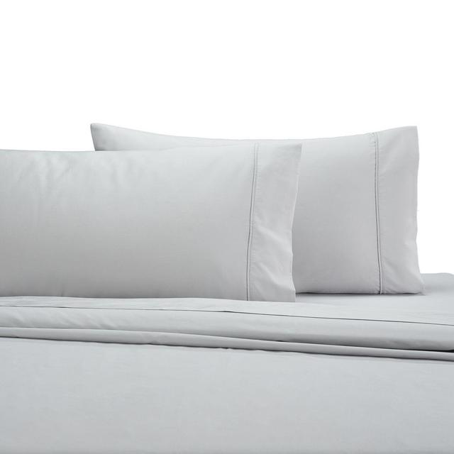 Wamsutta® 350-Thread-Count Egyptian Cotton Standard Pillowcases in Silver (Set of 2)
