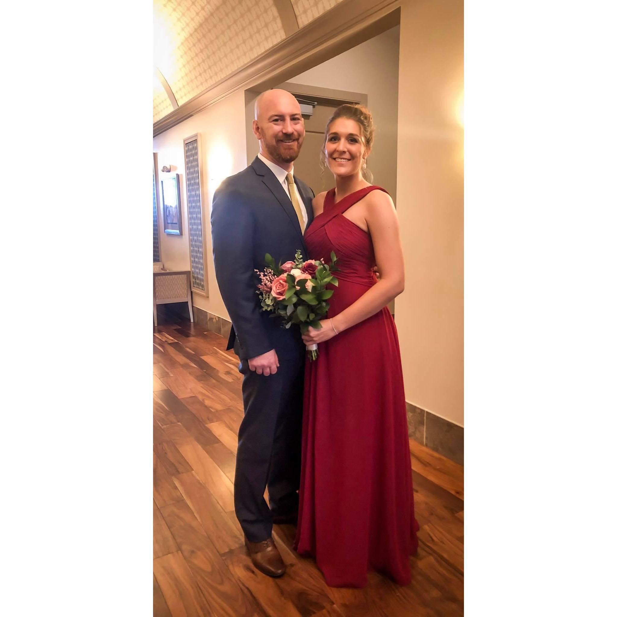 Attended Katie's friends wedding