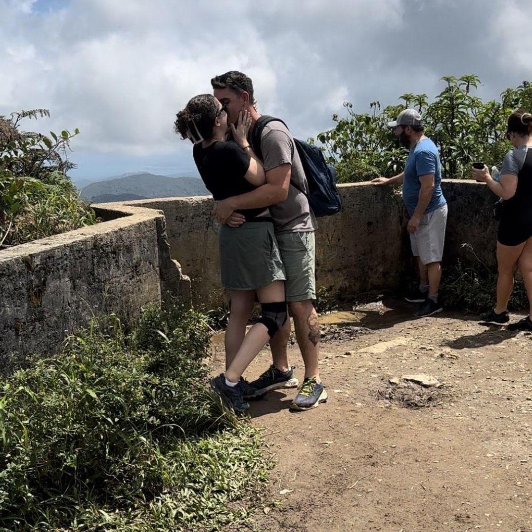 Engaged in Puerto Rico at El Yunque National Rainforest!