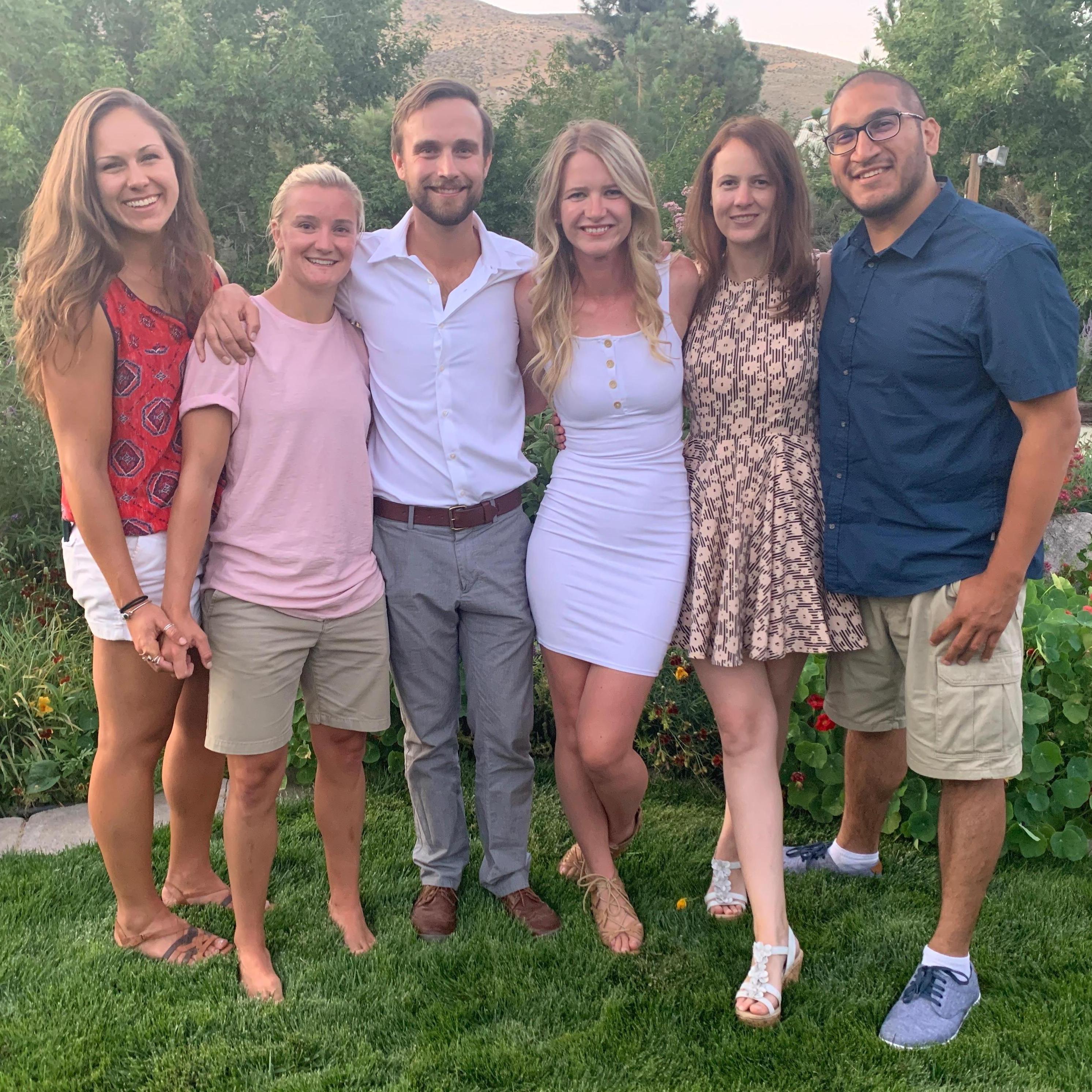 Sibling Photo from Engagement Party