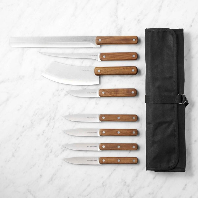 Williams Sonoma BBQ Tools and Steak Knives, Set of 8