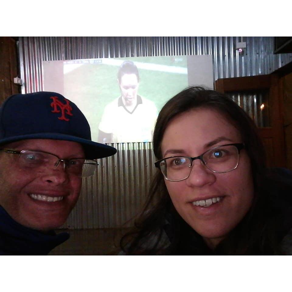 Watching the 2019 Women's World Cup in Kruger National Park, South Africa.