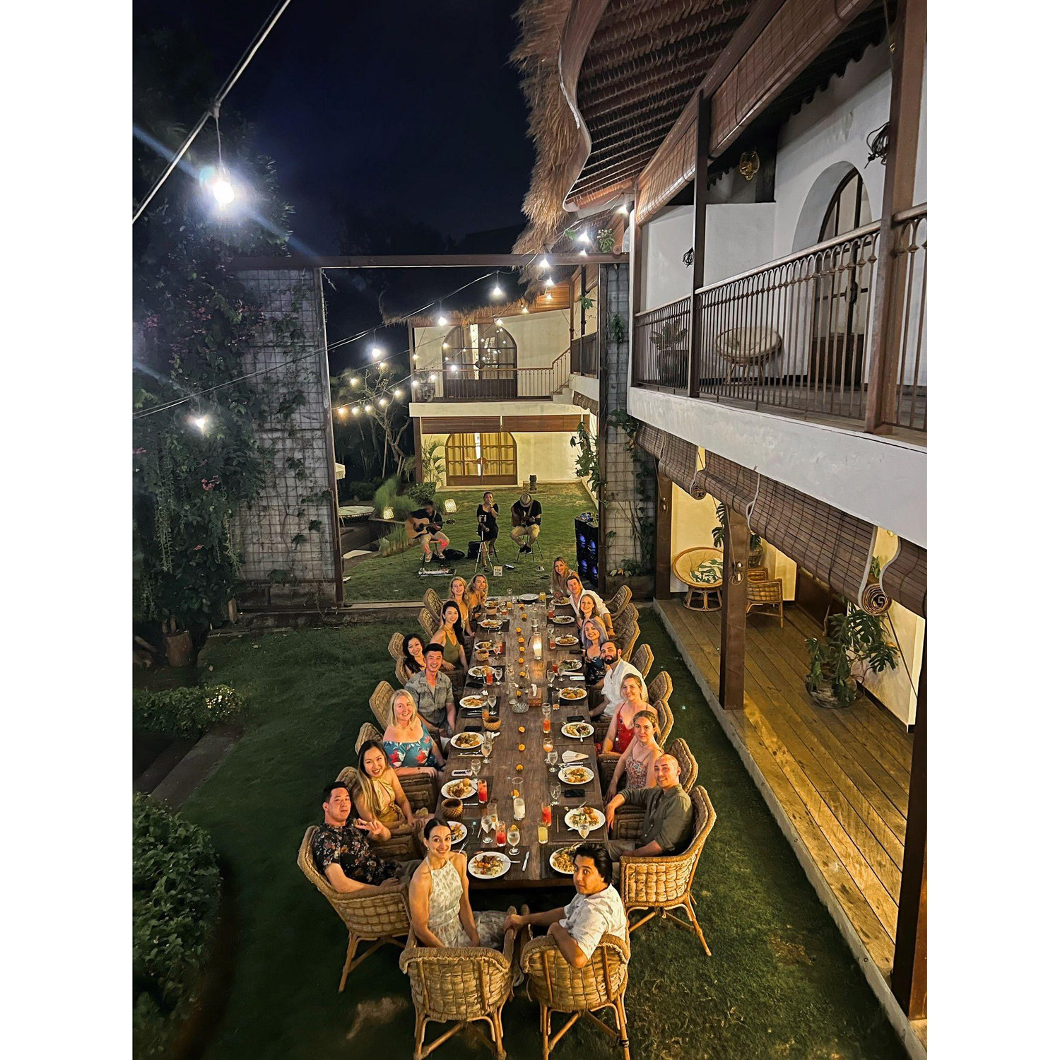 Matt hired a live band for Karolina & Alexys' 30th birthday celebration in Bali. They traveled in from a neighboring city and were incredible