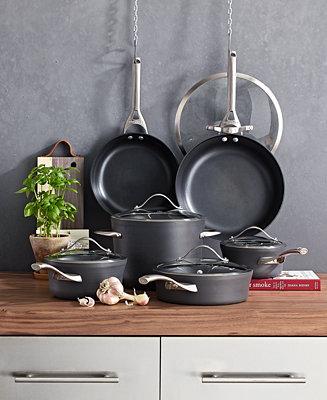 Contemporary Nonstick 11-Pc. Cookware Set