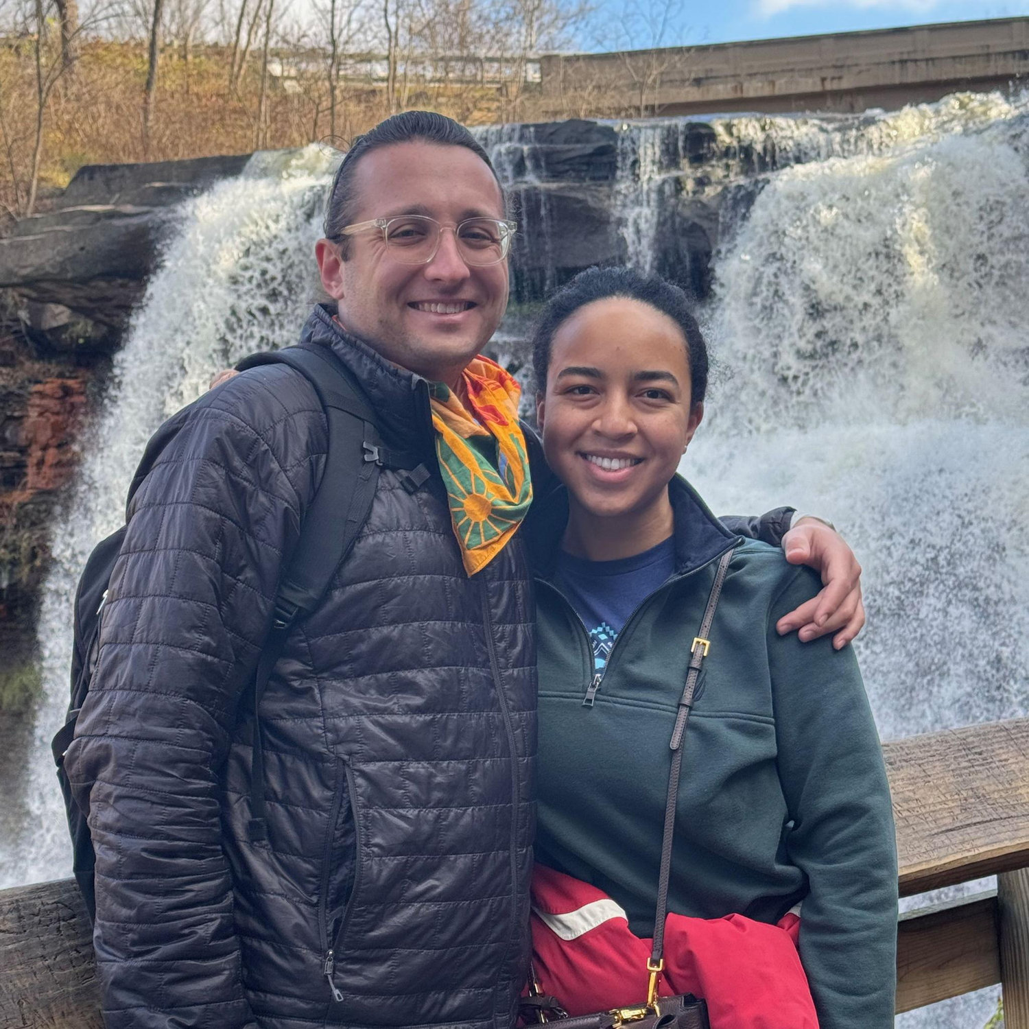 Visiting Scenic Cleveland for our first Thanksgiving together.