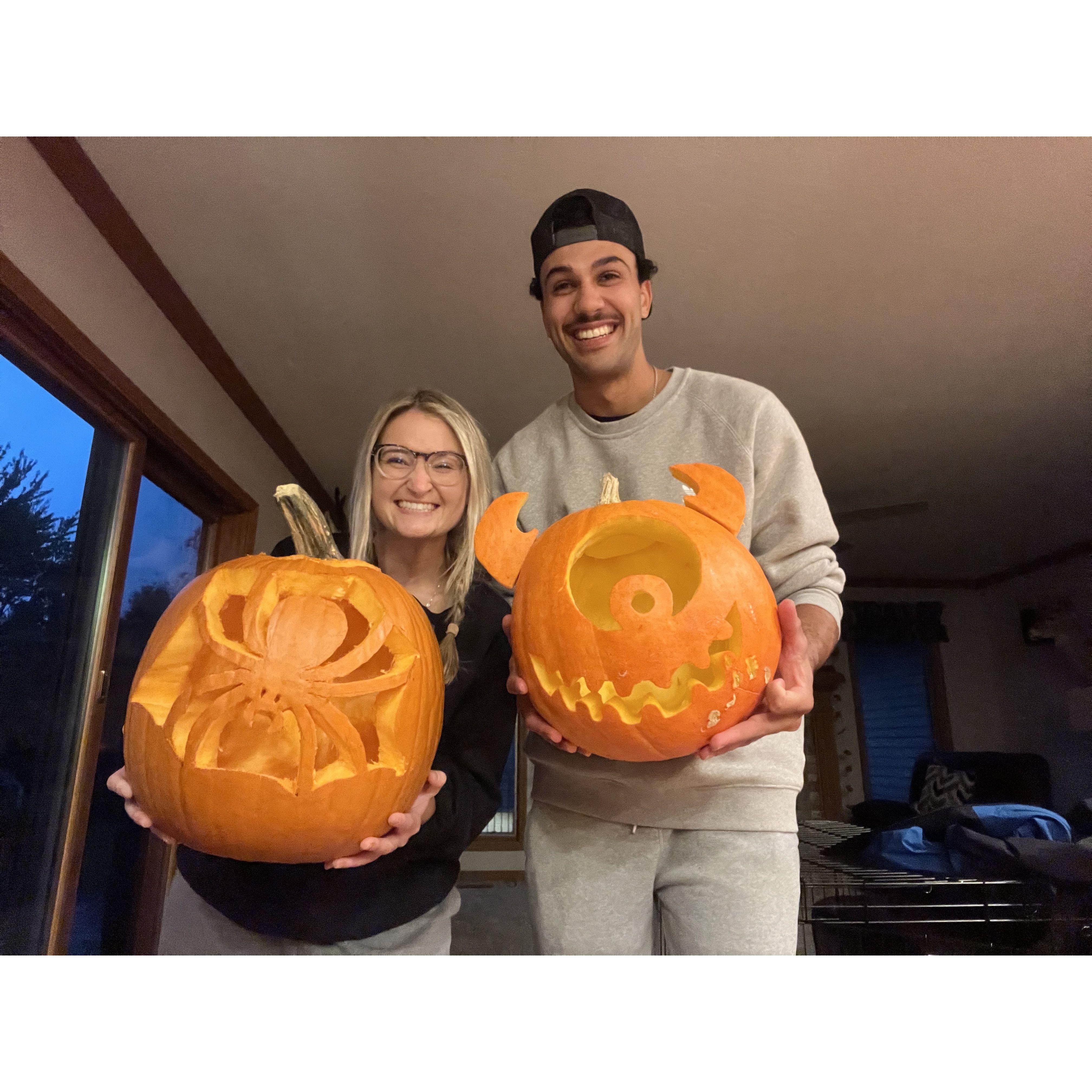 BIG pumpkin carving competition