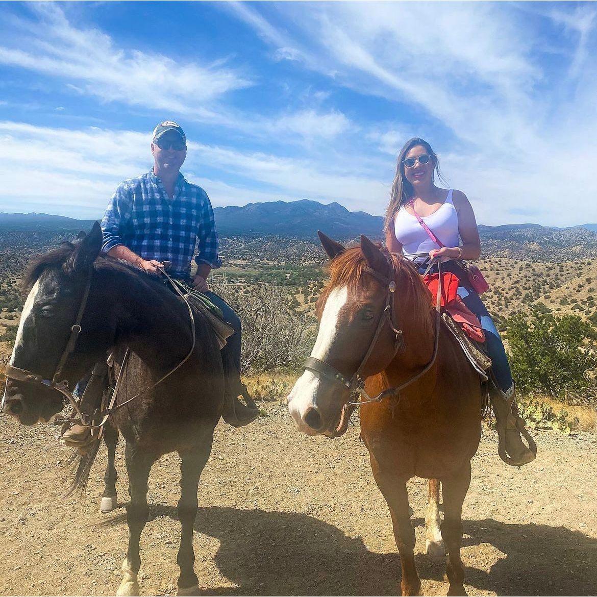Horseback riding in New Mexico... YeeHaa!