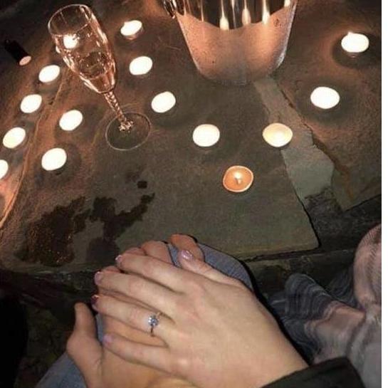 The night he proposed!