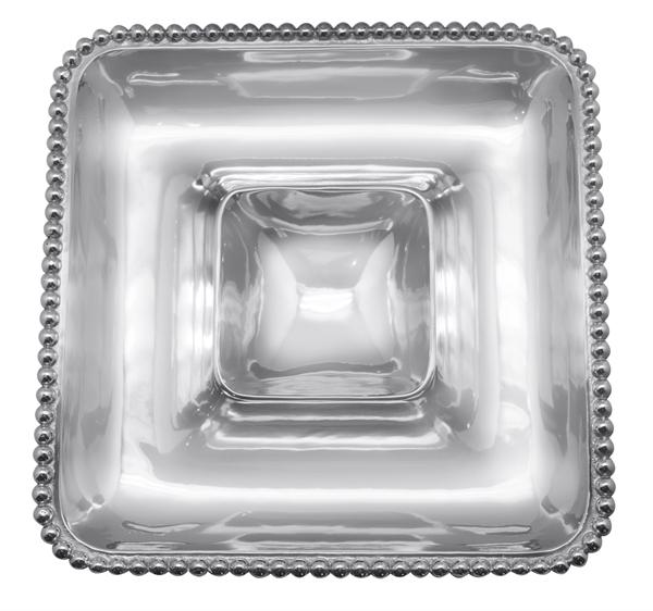 Pearled Square Chip & Dip