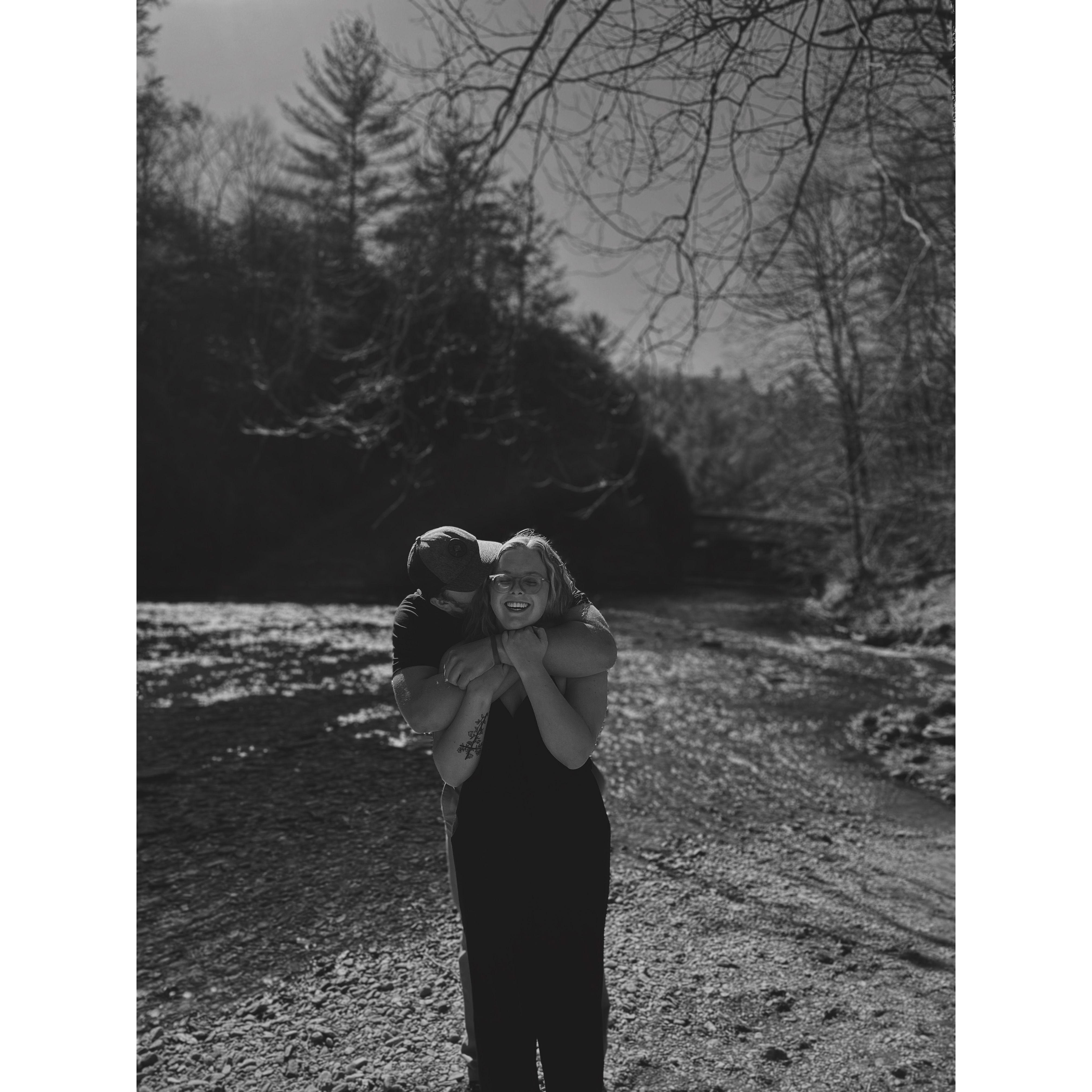 B's second time visiting Boone! We took some couple pics and lots of people back home thought this was an engagement pic! April 2022!