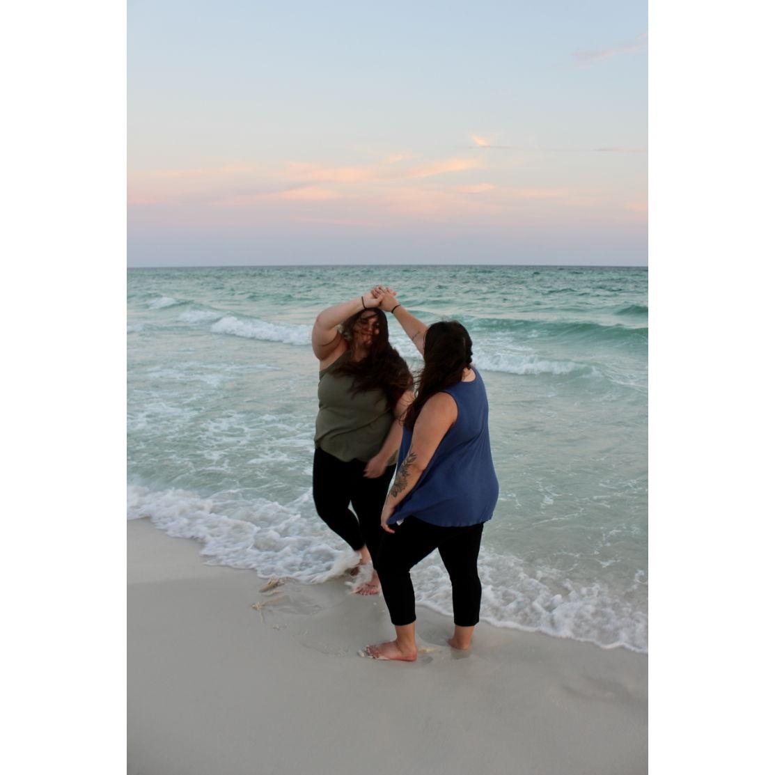 The first time we ever flew somewhere together- Destin, Florida!