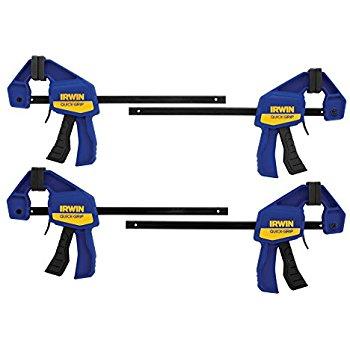 IRWIN QUICK-GRIP One-Handed Bar Clamp, Heavy-Duty, 24", 1964714