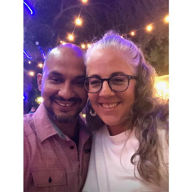 Our very first photo together!