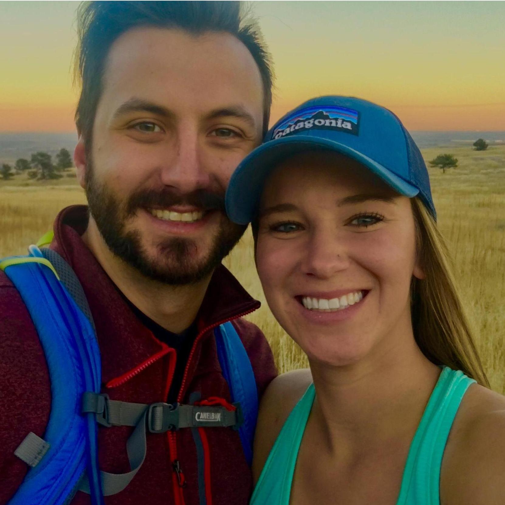 One of our first hikes together as a couple at Rabbit Mountain near Longmont, CO.