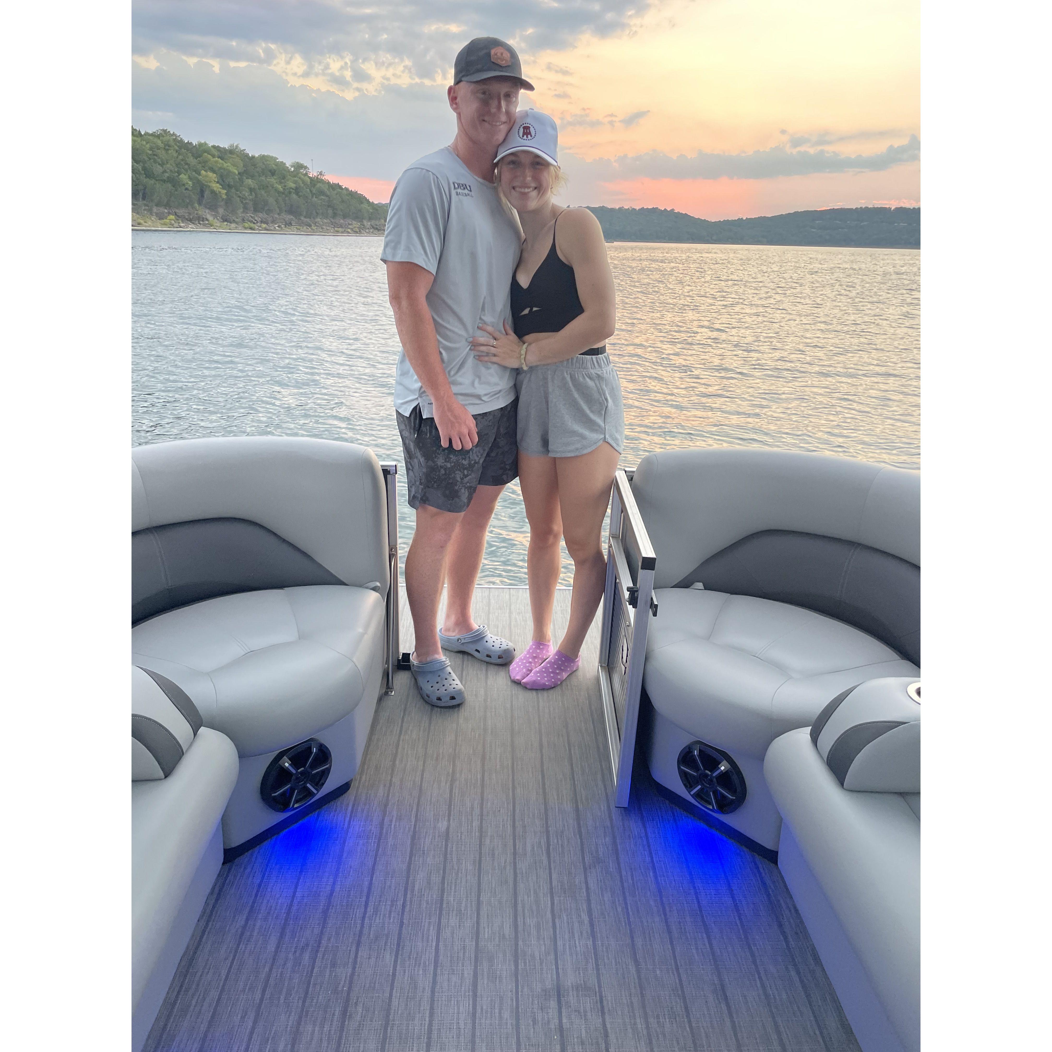 Our first lake trip together