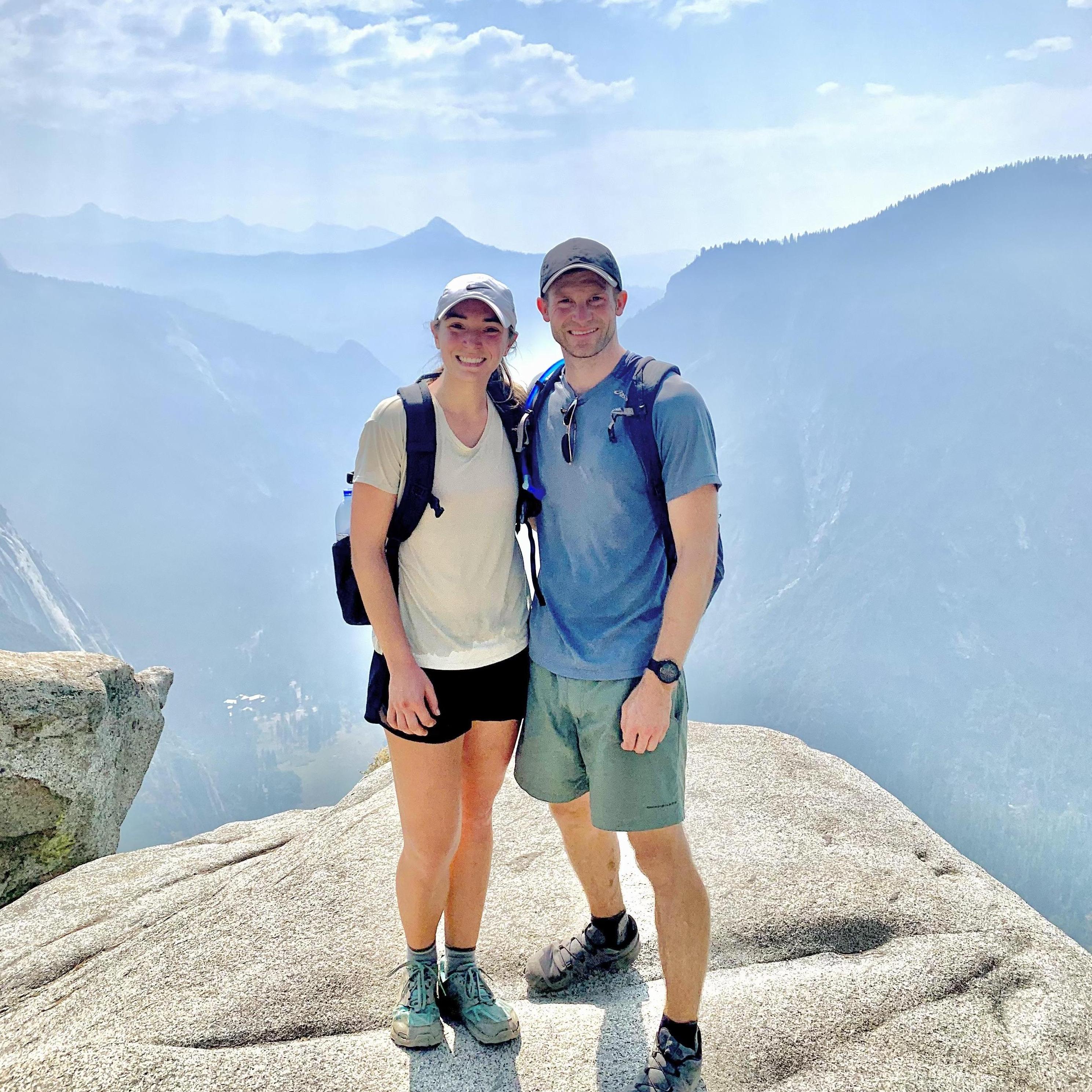 The top of Yosemite Falls!