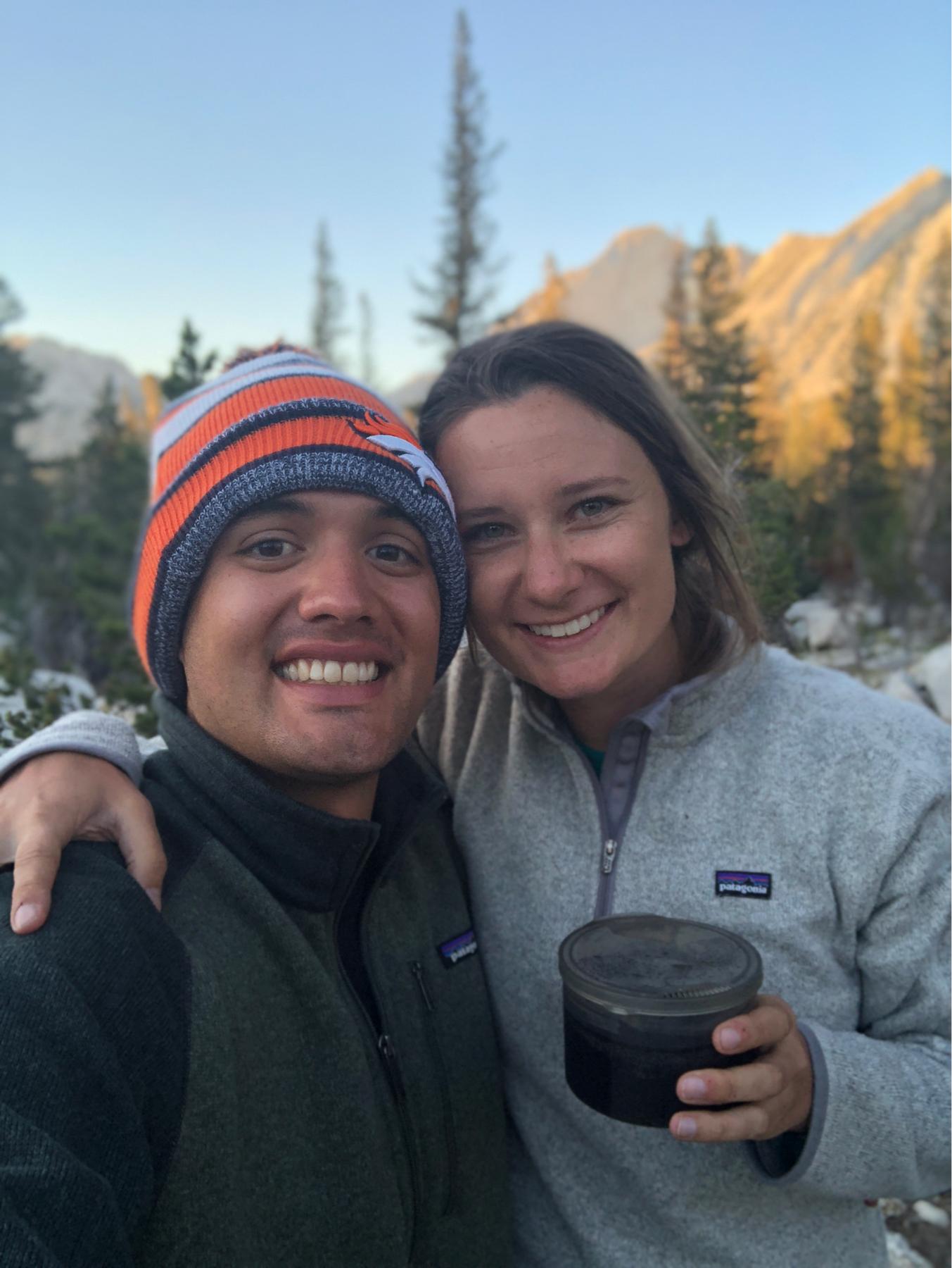 Emily's first backpacking trip in Yosemite in 2018
