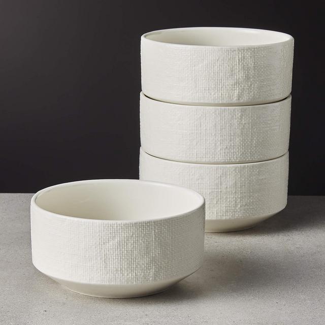 Millye Ivory Individual Bowl Set of 4