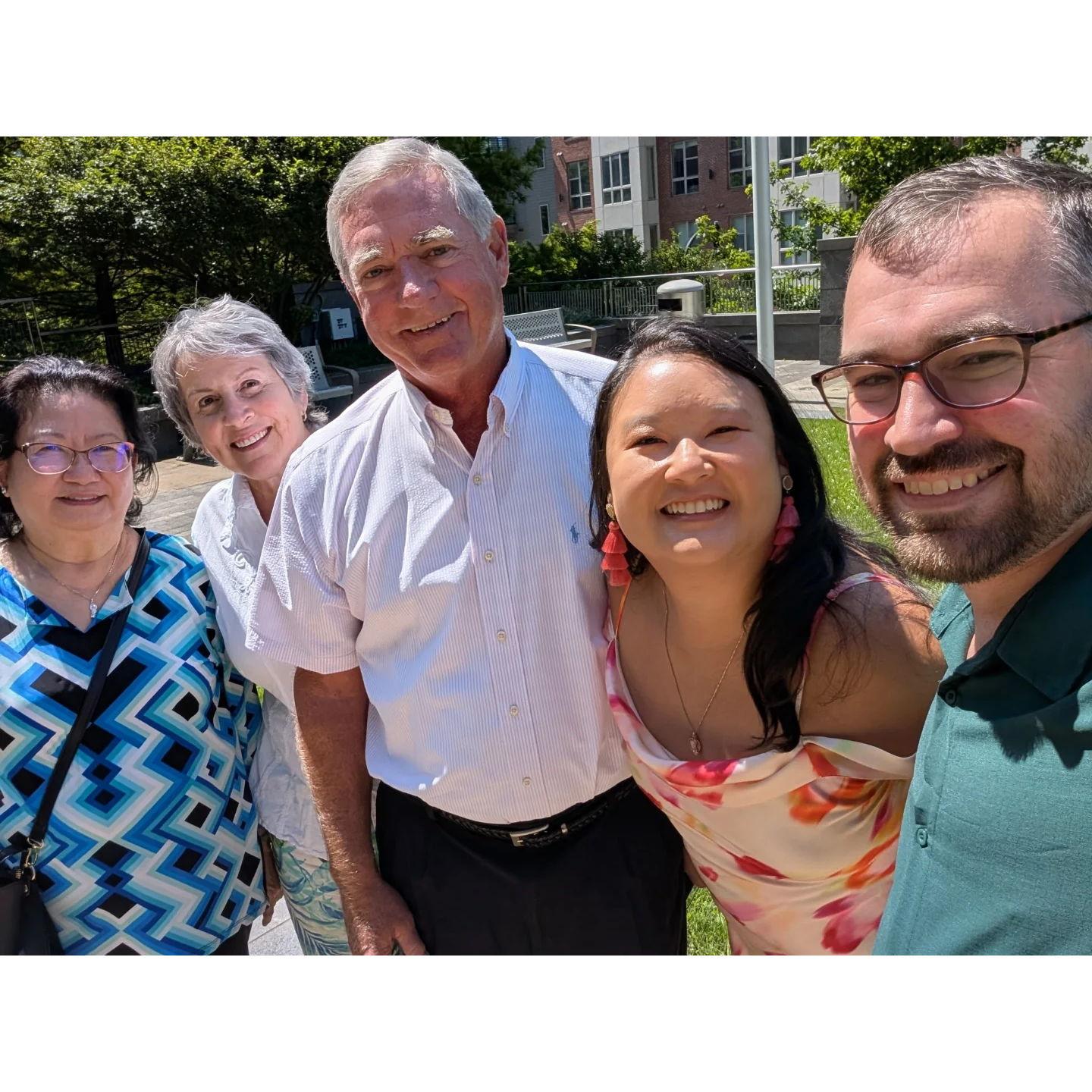 Wedding day at the courthouse