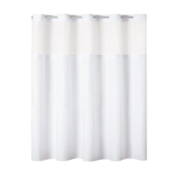 IVORY Hookless Shower Curtain